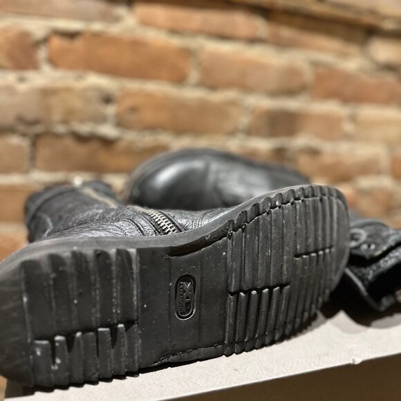 Rick Owens Combat Boots – Blistered Leather – 45492 – Size EU 41 / US 8 - Picture 11 of 11